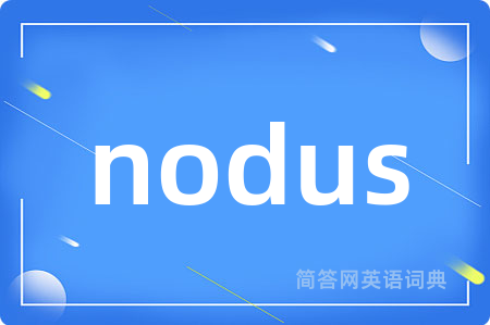 nodus是什么意思,nodus的中文翻译 nodus