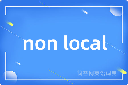 non local