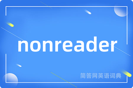 nonreader