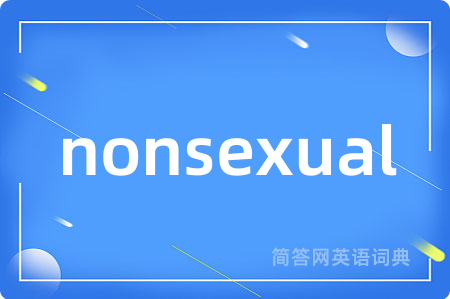 nonsexual