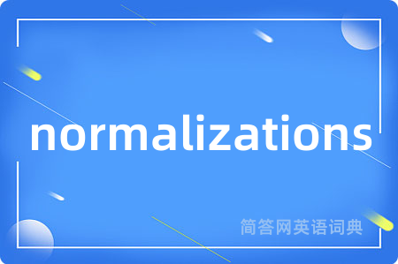 normalizations