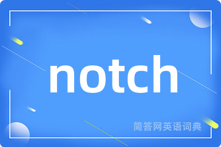 notch是什么意思,notch的中文翻译 notch