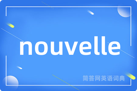 nouvelle