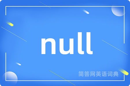 null