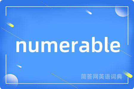 numerable