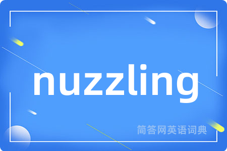 nuzzling
