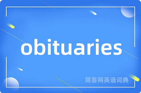 obituaries
