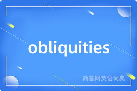 obliquities