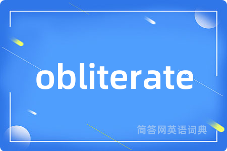 obliterate