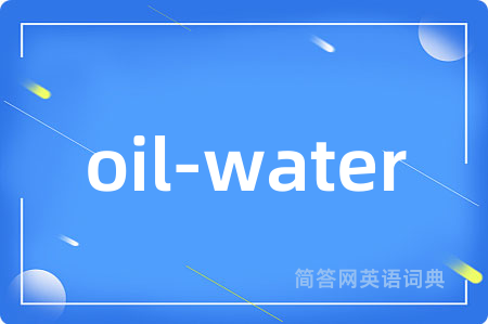 oil-water