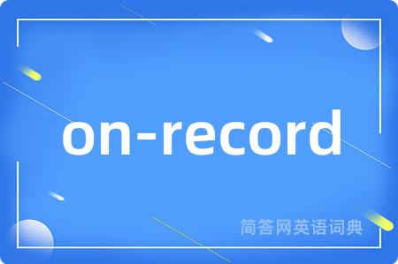 on-record
