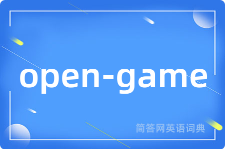 open-game