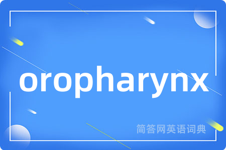 oropharynx是什么意思,oropharynx的中文翻译 oropharynx