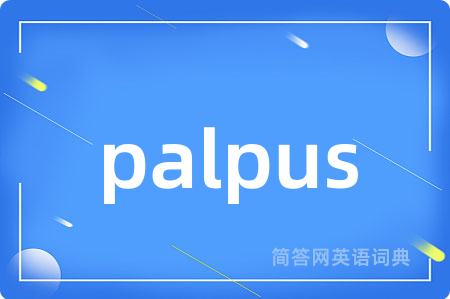 palpus是什么意思,palpus的中文翻译 palpus