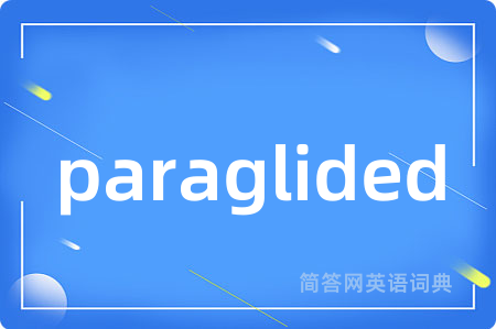 paraglided