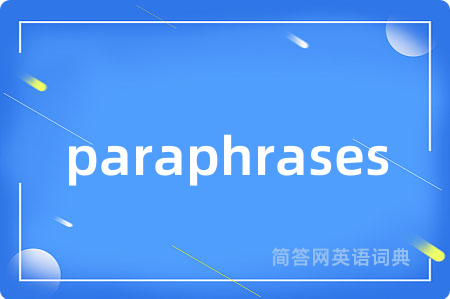 paraphrases
