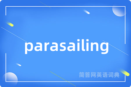 parasailing