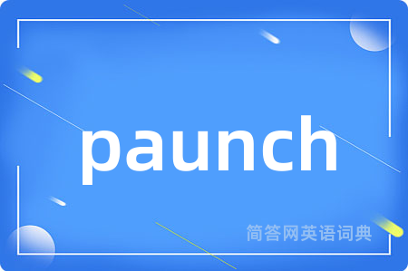 paunch