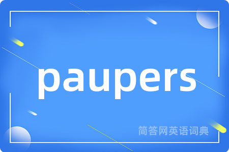 paupers