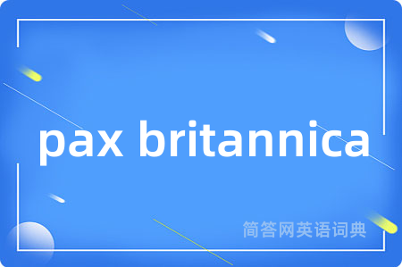 pax britannica