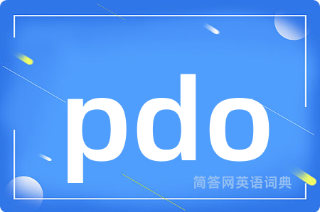 pdo