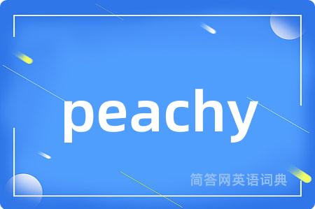 peachy