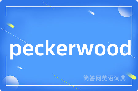 peckerwood是什么意思,peckerwood的中文翻译 peckerwood