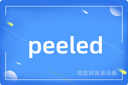 peeled