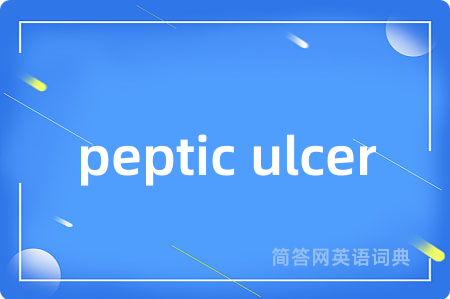 peptic ulcer