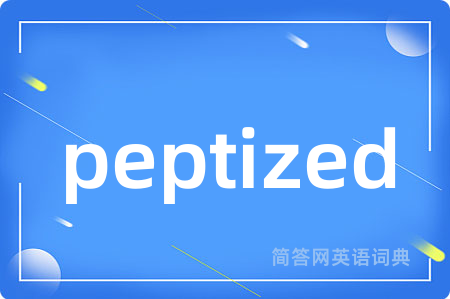 peptized
