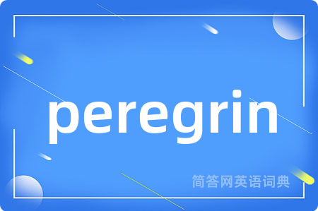 peregrin是什么意思,peregrin的中文翻译 peregrin