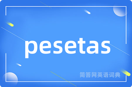 pesetas