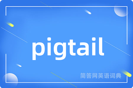 pigtail是什么意思,pigtail的中文翻译 pigtail