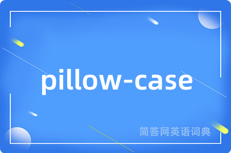 pillow-case是什么意思,pillow-case的中文翻译 pillow-case