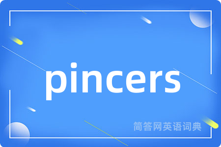 pincers是什么意思,pincers的中文翻译 pincers