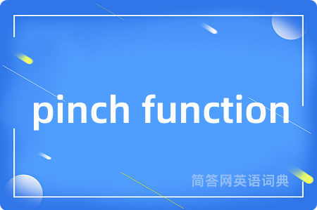pinch function