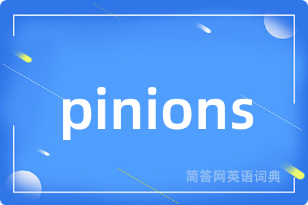 pinions