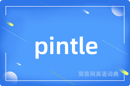 pintle是什么意思,pintle的中文翻译 pintle