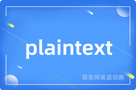 plaintext