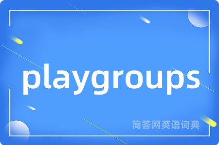 playgroups