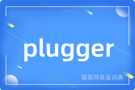 plugger是什么意思,plugger的中文翻译 plugger