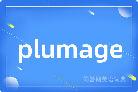 plumage