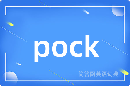 pock是什么意思,pock的中文翻译 pock