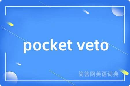 pocket veto