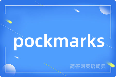 pockmarks