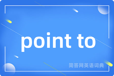 point to