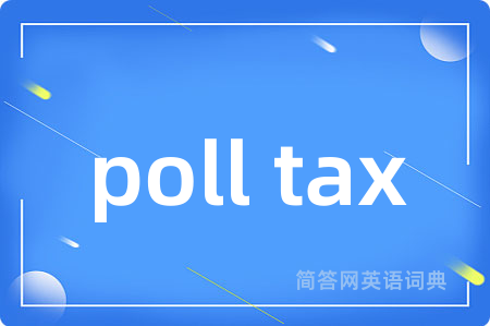 poll tax