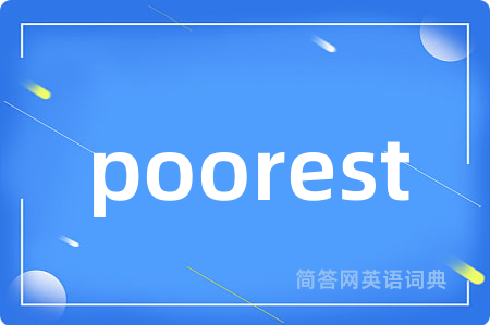 poorest