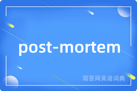 post-mortem