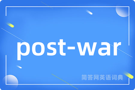 post-war